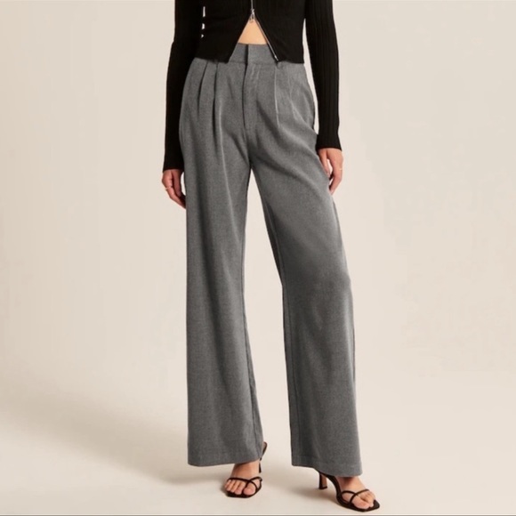 Abercrombie & Fitch Pants - Abercrombie & Fitch Tailored Wide Leg Pants